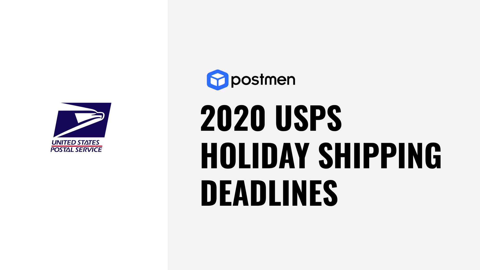 2020 USPS holiday shipping deadlines for before-time package delivery