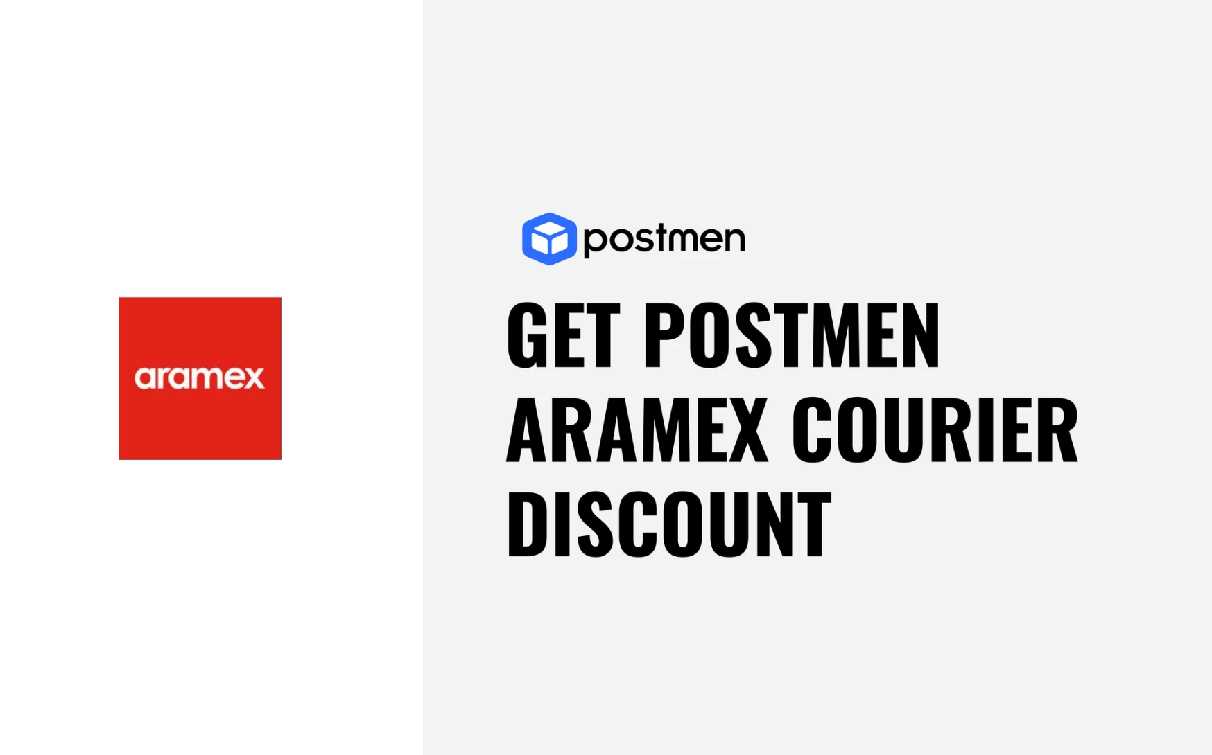 Enjoy 10% off of Aramex courier account with Postmen